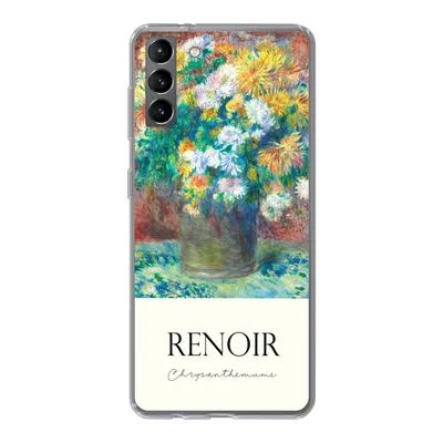 Produktbild von MuchoWow® Handyhülle Schutzhülle Hülle für Samsung Galaxy S21 Plus Renoir - Chrysantheme - Gemälde Silikon Softcase Handy Hülle - Handy-Tasche