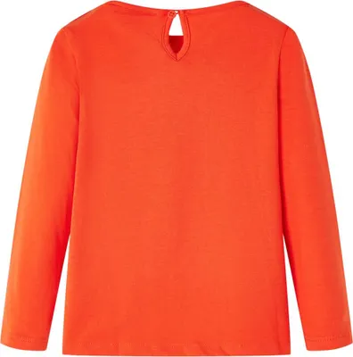 Produktbild von vidaXL Kinder-Langarmshirt Dunkelorange 116