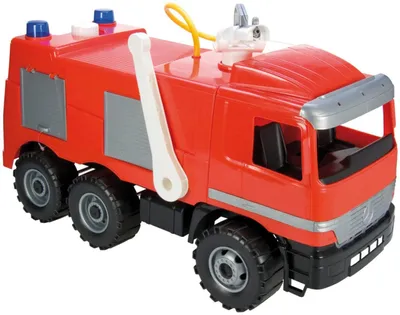 Obrázek produktu pro Lena GIGA TRUCKS Fire Truck, Nákladní auto, Fire truck, 3 rok/roky, Plast, Černá, Červená