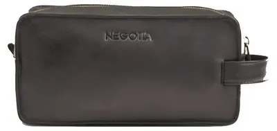 Productafbeelding van Negotia Leather Delta | Toilettas Zwart