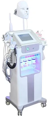 Produktbild von Hydrodermabrasion Gesichtsgerät - 12-in-1 Beautygerät - Tiefenreinigung Gesicht - Wasser Sauerstoff Spray - Augenlifting - Ultraschall