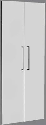 Produktbild von Vorbautüren Aveto 5OH Set Breite 760mm lichtgrau