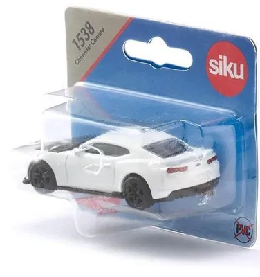 Zdjęcie produktu dla Siku Chevrolet Camaro, Pojazd wyścigowy, Chevrolet Camaro, Chłopak, dziewczyna, Plastik, 3 lat(a), Czarny, Biały