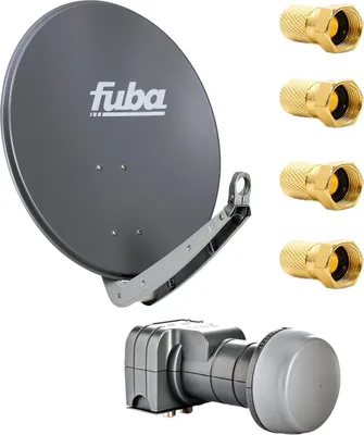 Produktbild von Fuba DAA 650 A Anthrazit Satellitenantenne 65cm DEK 217 Twin LNB F-Stecker