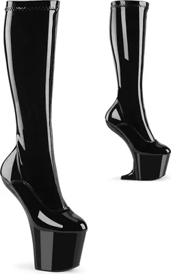 Produktbild von CRAZE-2000 Damen Boots von Pleaser, Schwarz EU 40, US 10