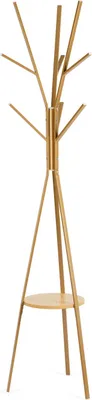 Obrázek produktu pro Massido MS-869 Stojanový věšák na oblečení, 12 háčků, 181 cm, zlatý