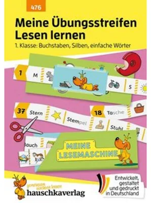 Immagine prodotto di Meine Übungsstreifen Lesen lernen - 1. Klasse: Buchstaben, Silben, einfache Wörter