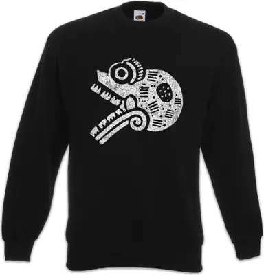 Produktbild von Urban Backwoods Aztec Skull, Sweatshirt, Farbe: Schwarz, Größe: 2XL
