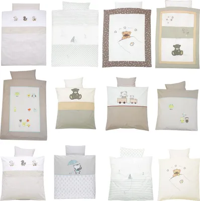 Produktbild von Bettwäsche Applikation, Modell:Strick-Teddy 100x135