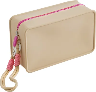 Produktbild von Silikon-Kosmetiktasche, Make-up-Pinsel-Organizer, Reißverschluss, große Kapazität, wasserdichte Kulturtasche, tragbare Kosmetiktasche