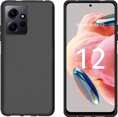 Image de Étui de protection en silicone noir pour Xiaomi Redmi Note 12 4G