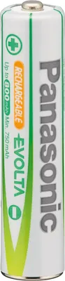 Produktbild von Goobay AAA 800mAh NiMH 3-BL DECT Panasonic, Akku, Grün, Weiß, Nickel-Metallhydrid (NiMH), 800 mAh, 1,2 V, AAA