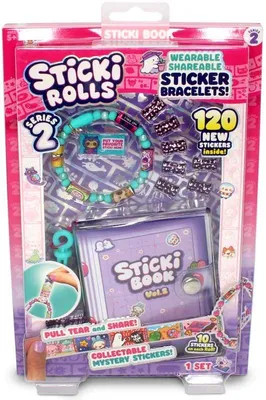 Zdjęcie produktu dla Sticki Rolls Sticki Book Seria 2 zawiera 120 mini naklejek