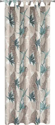 Obrázek produktu pro Eurofirany 464841, Sheer, Béžová, Vzorovaný, Polyester, Očko, 180 g/m²