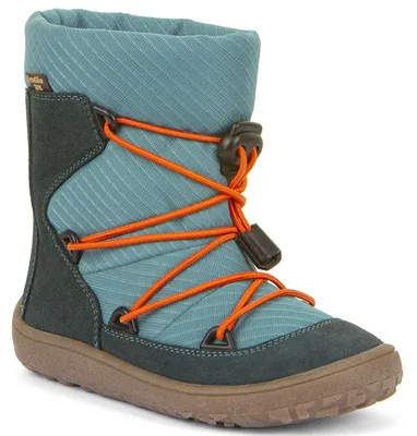 Produktbild von Froddo FroddoTex Barefoot Track Wool Kinder Wasserdichte Barfußstiefel mit Wollfutter Blau/Petroleum, G3160251-3