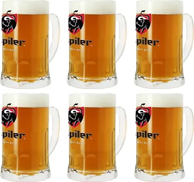 Produktbild von Jupiler - Bierkrug 500ml - 6 stück