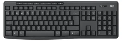 Zdjęcie produktu dla Logitech 920-012073, Bezprzewodowy, Bluetooth, Membranowa, QWERTY, Grafitowy, Dołączona myszka