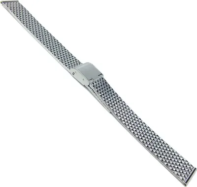 Produktbild von Timex Ersatzband | Uhrenarmband Edelstahl silbern 14mm für T2P303