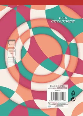 Zdjęcie produktu dla Blok CONCORDE A4, linie 8 mm, 50 kartek