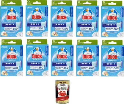 Produktbild von Duck Fresh Discs Marine 1 applicatore + 6 dischi di gel, 1 Applikator + 6 Toilettengel-Discs (10 Stück) + Italian Gourmet polpa 400gr
