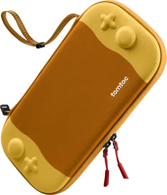 Image de Housse pour Nintendo Switch 2 Etui, protection intégrale Housse de transport pour console Switch et jeux, Tomtoc Slim FancyCase G05, Mango