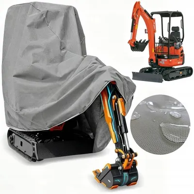 Produktbild von Baggerabdeckung Abdeckung Azilo Mex Armor 325-355cm Minibagger Löffelbagger Kleinbagger Abdeckplane Plane 800-1600 kg