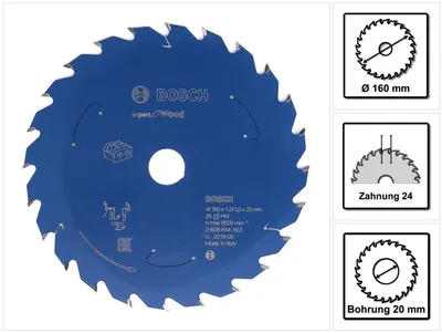 Obrázok produktu pre Bosch 2608644503, 16 cm, karbid volfrámu – špička, Bosch, 380 g, 1 kusov