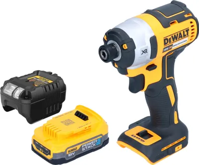 Produktbild von DeWalt DCF 887 E1 Akku Schlagschrauber 18 V 205 Nm 1/4" Brushless + 1x Powerstack Akku 1,7 Ah + Ladegerät