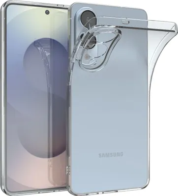 Produktbild von EAZY CASE Handyhülle Silikon für Samsung Galaxy S25 Edge Clear Transparent hoher Rand für Bildschirm & Kamera, Flexibles Silikon, extra dünn und leicht
