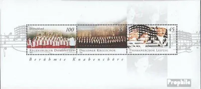 Produktbild von Briefmarken BRD (BR.Deutschland) 2003 Mi Block61 (kompl.Ausg.) gestempelt Knabenchöre