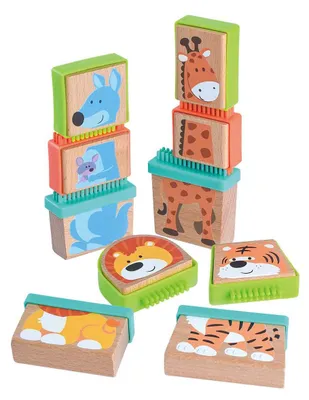 Image de Play Wooden Block Puzzle Animals, 20dlg.