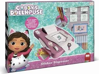 Zdjęcie produktu dla Koci Domek Gabi - Pieczątki i maszyna do naklejek