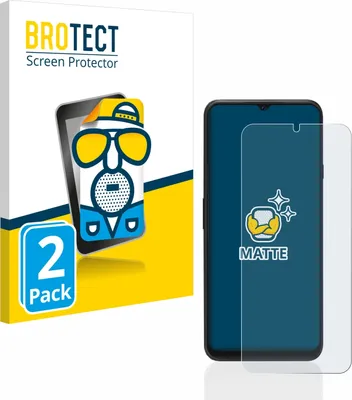 Produktbild von 2x BROTECT Schutzfolie für Cubot P80 Displayschutz Displayschutzfolie Folie Matt Entspiegelungsfolie