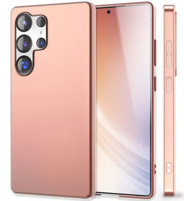Produktbild von NALIA Ultra Slim Hardcase für Samsung Galaxy S25 Ultra – Anti-Fingerprint & 0.5mm Dünn – PUREFIT (Matt & Leicht) – Marke aus Berlin – Altroségold