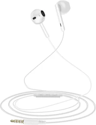 Immagine prodotto di LinQ, cuffie in-ear da 3,5 mm da 1,2 m per musica e vivavoce, bianco