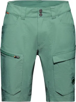 Zinal Hybrid Shorts für Herren von Mammut in grün mit mehreren Taschen und einem modernen Schnitt.