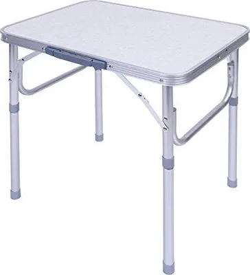 Productafbeelding van Famanu inklapbare tafel, aluminium - Hoogte verstelbaar van 25 tot 56 cm