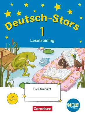 Produktbild von Deutsch-Stars - BOOKii-Ausgabe - 1. Schuljahr Lesetraining. Übungsheft mit Lösungen