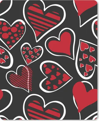 Produktbild von MuchoWow® Mauspad Mousepad Mädchen - Herz - Liebe - Muster - Mädchen - Kinder - Kind 30x40 cm - Mousepads - Maus Mat - Pad - Mausunterlage - Mausmatten