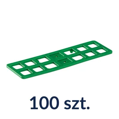 Produktbild von Montageunterlagen für hohe Belastungen 160 × 50 mm, Stärke 3 mm, Distanzplatten bis 4 Tonnen – 100 Stück