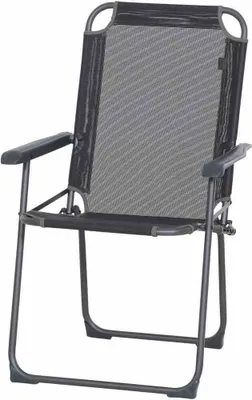 Produktbild von Siena Garden Campingstuhl Comfort in dunkelgrau, Aluminium/ Textilgewebe