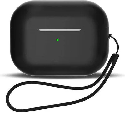 Produktbild von Silikonhülle für AirPods 3 + Handschlaufe - Schwarz