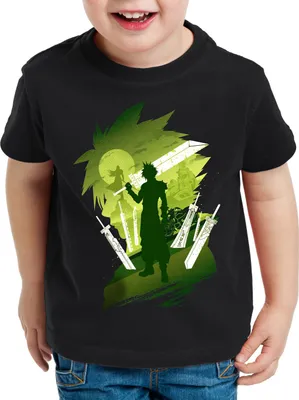 Produktbild von style3 Midgar Fantasy T-Shirt für Kinder cloud chocobo sephiroth, Größe:152