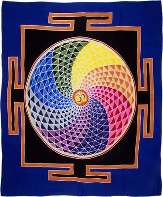 Produktbild von Wandtuch 'Mandala', Batiktuch, 100 x 100 cm
