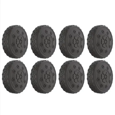 Produktbild von INF 8er-Pack Rollenabdeckungen für Kofferrollen Schwarz Modell 3