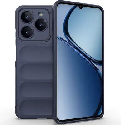 Obrázek produktu pro Pouzdro na mobilní telefon pro Realme C63 Soft TPU Silicone Nárazuvzdorný protiskluzový kryt Dark blue