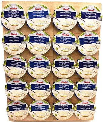 Produktbild von frischli Vanilla-Pudding mit Sahne, 20er Pack (20 x 85g)