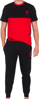 Image de Liverpool FC - Pyjama avec pantalon long pour homme GF1036 (XL) (Noir)