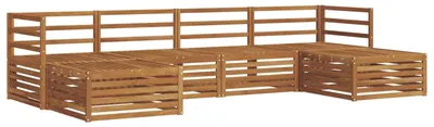 Produktbild von vidaXL Sofagarnituren 6 pcs Natur Massivholz Akazie