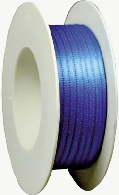Produktbild von Goldina® 897203340050 Doppelsatinband - 3 mm x 50 m, kornblau